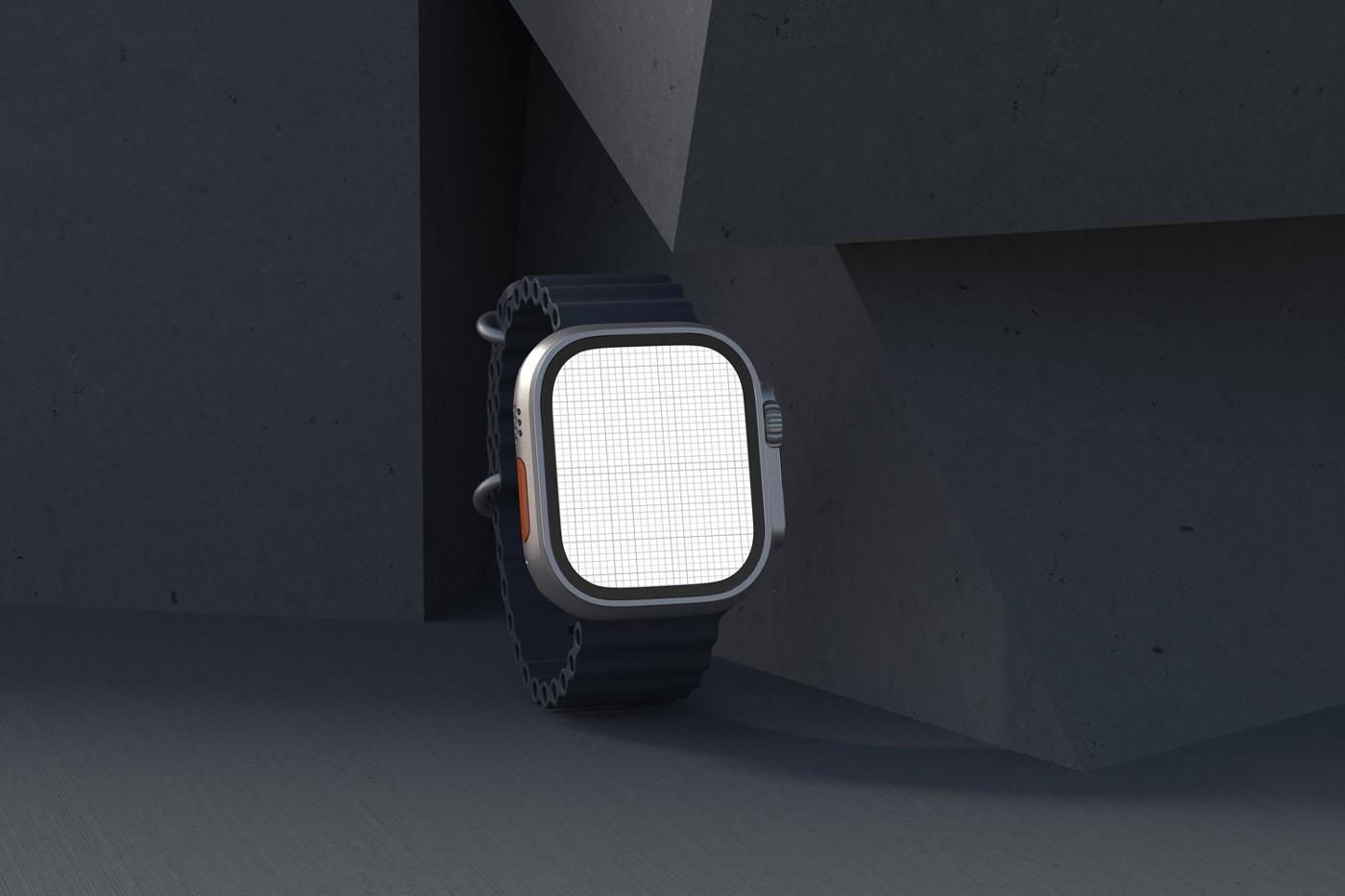 Smartwatch angled presentation